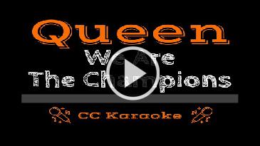 Karaoke We Are The Champions  - Queen